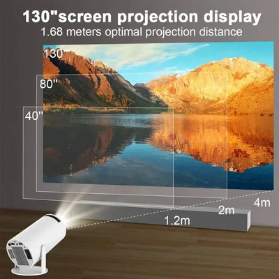 Mini Projector – 4K Support, Bluetooth 5.4, and Portable Entertainment