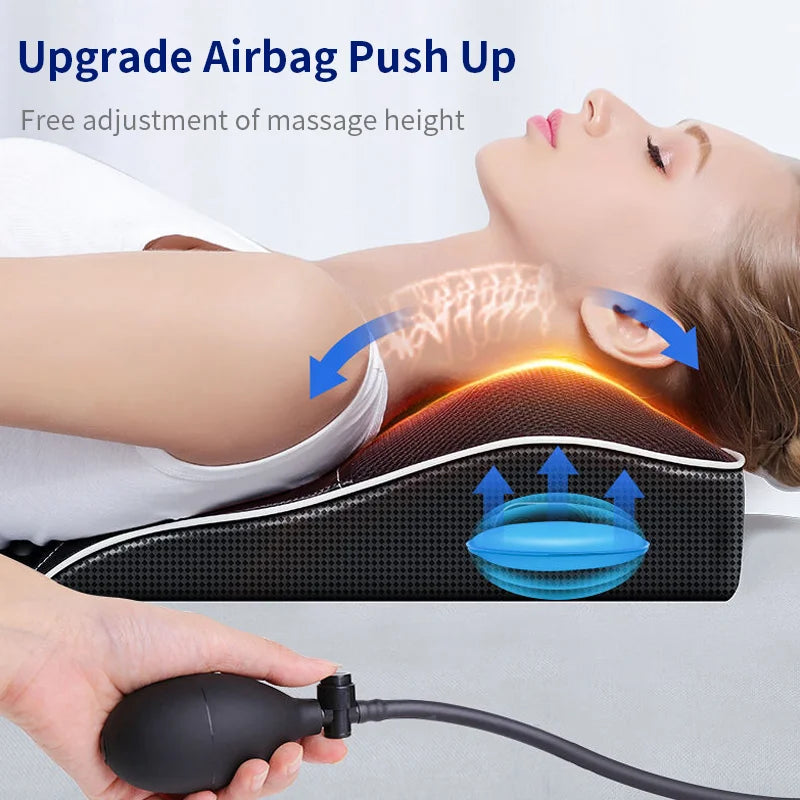 Electric Shiatsu Head Neck Cervical Pillow